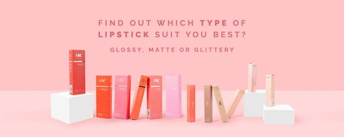 GLOSSY, MATTE OR GLITTERY: FIND OUT WHICH TYPE OF LIPSTICK SUIT YOU BEST?